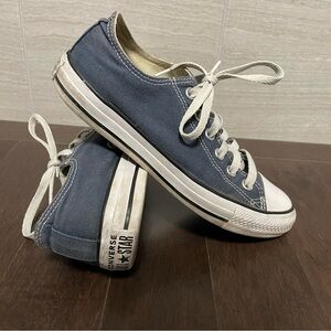 Converse All Star Blue Low atop Sneakers Men 6 Women 8